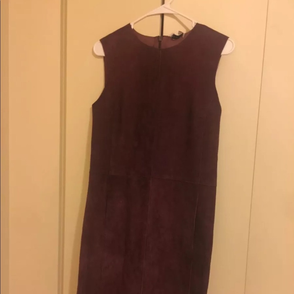 Vince Faux-Suede Women's Dress in brown - size 8
